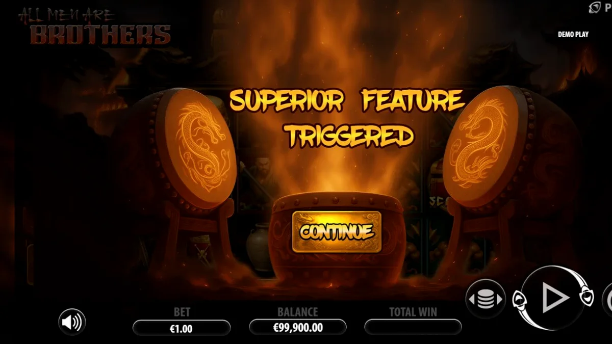 All Men Are Brothers slot theme featuring ancient warriors and battlefield atmosphere